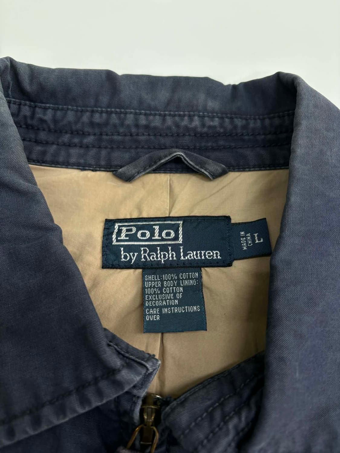 [L] 폴로 랄프로렌 네이비 워싱 스윙탑 자켓 상품이미지3