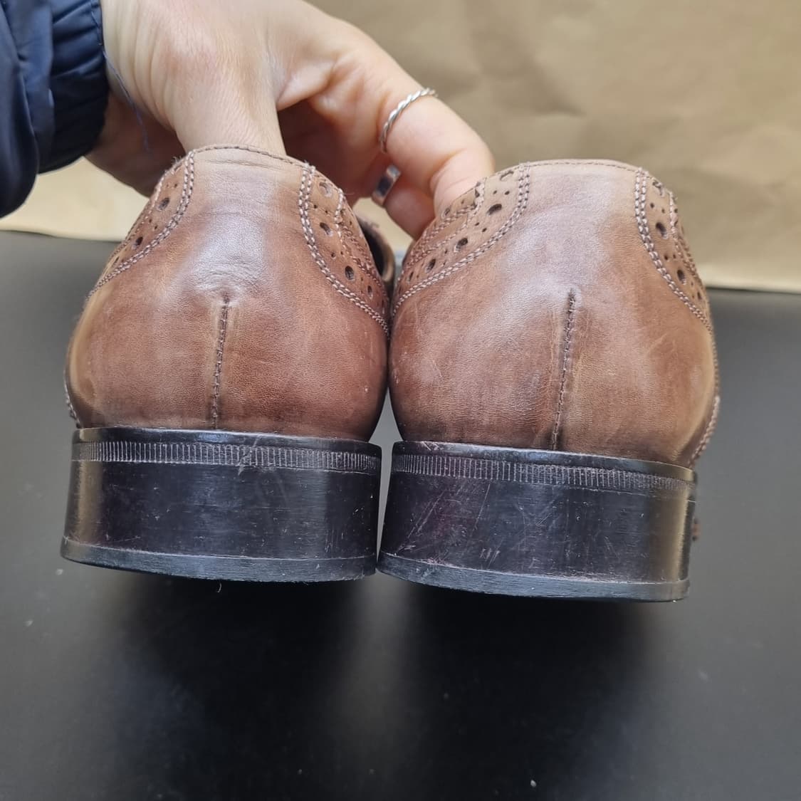 일모 이테리 윙팁구두250 상품이미지4