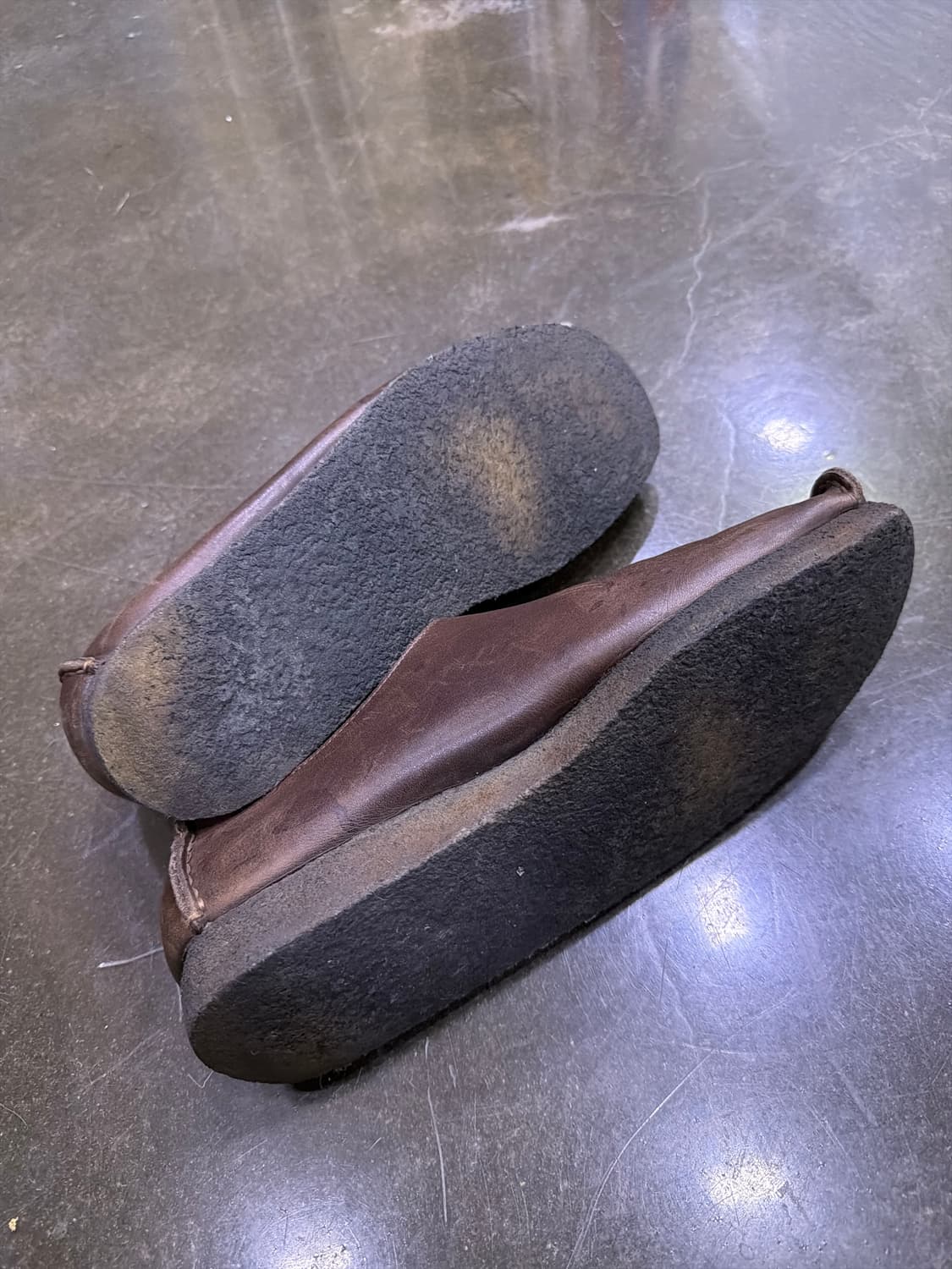 클락스 오리지널 러거 슈즈 브라운 레더 로퍼 275 상품이미지8