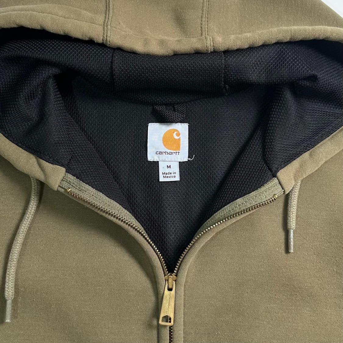 칼하트 카키 써멀 후드집업   상품이미지4