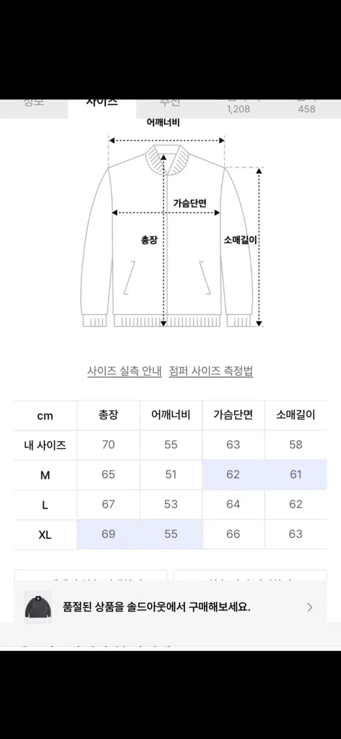 에스피오나지 워시드 캔버스 블루종 워크자켓 차콜네이비 L 상품이미지2