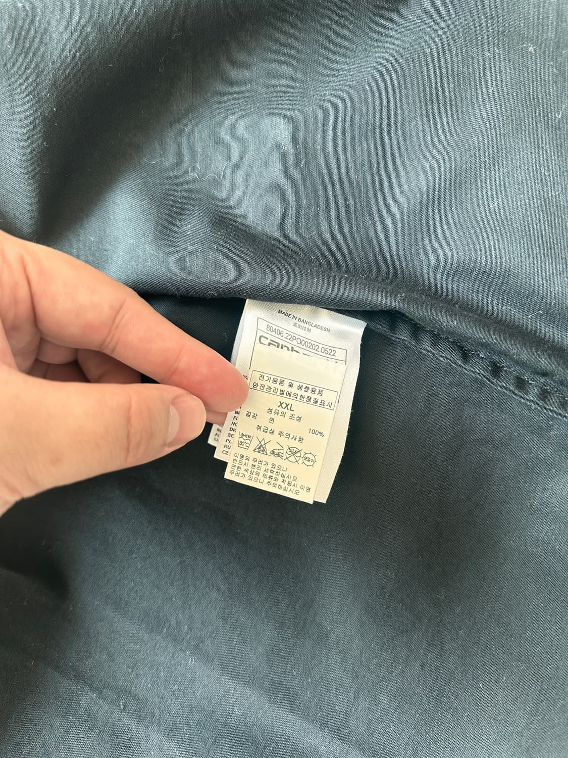 칼하트 WIP 블랙 셔츠 2xl 상품이미지5