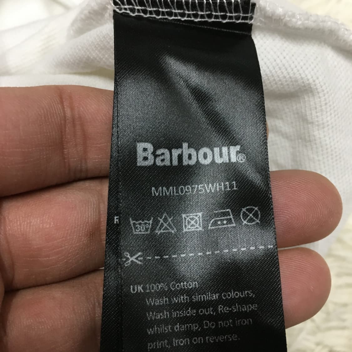 바버 카라넥 반팔티 만원샵 EE26 상품이미지4