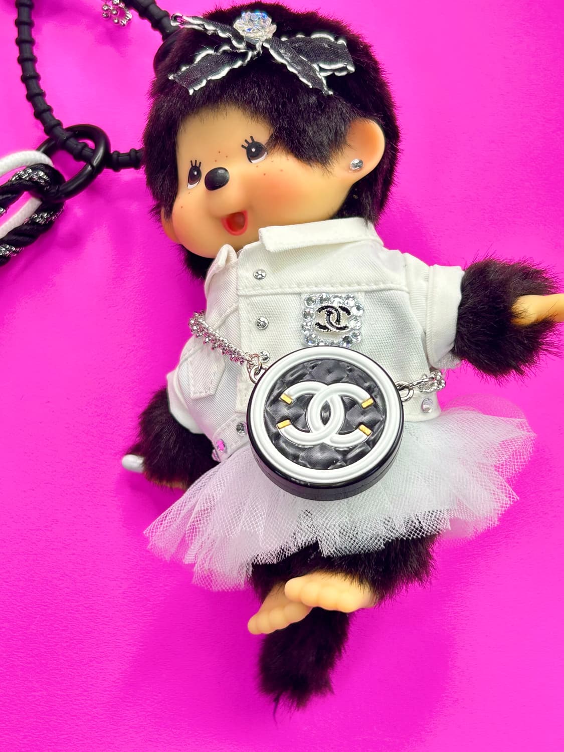 (37)정품몬치치🤍🖤올 화이트  상품이미지2