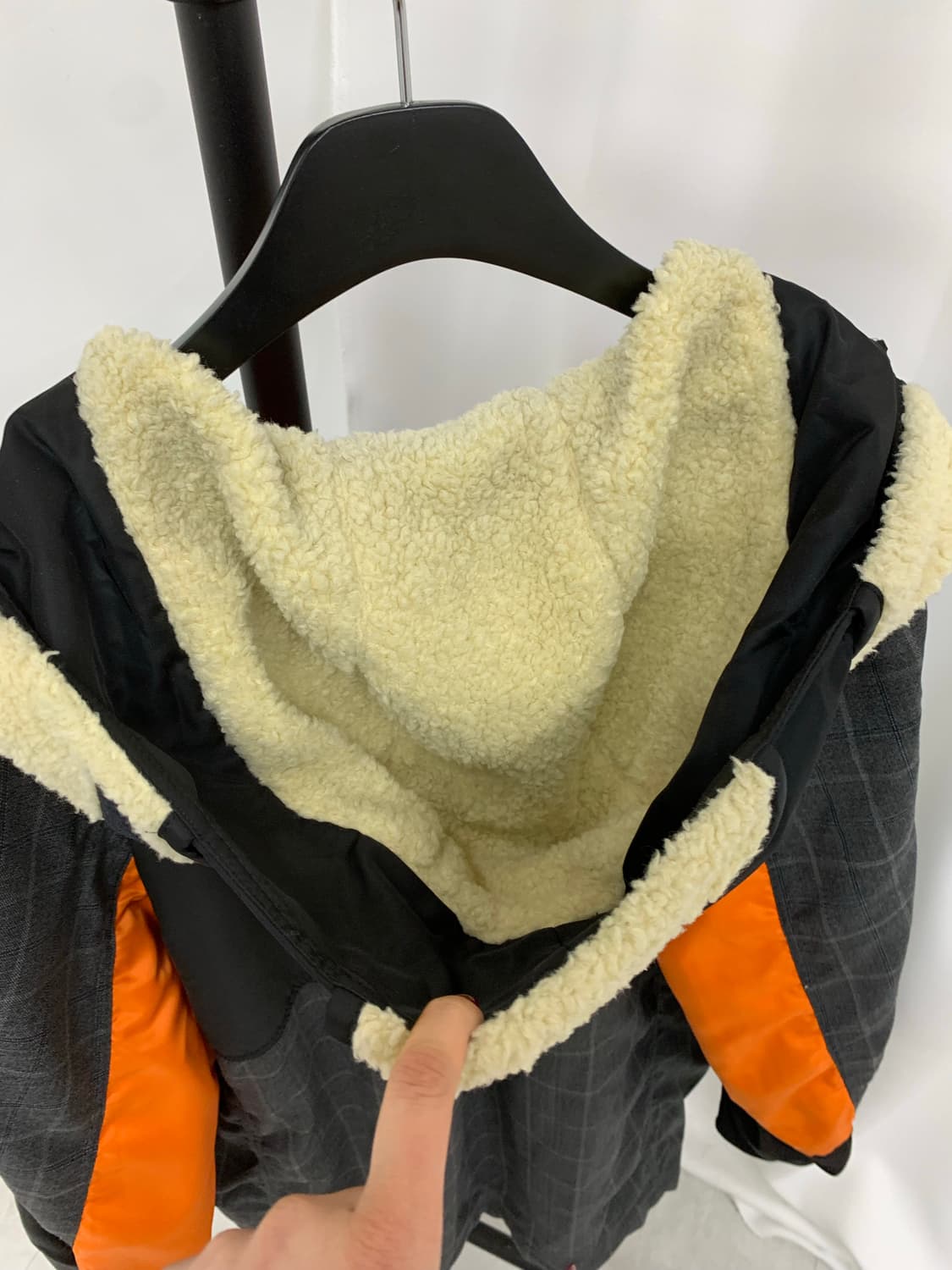 준야와타나베 체크 패치워크 밀리터리 코트 상품이미지8