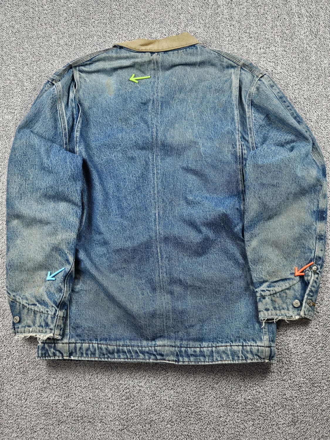 80's USA 폴로랄프로렌 데님 초어자켓 ( XL ) / 9796 상품이미지4