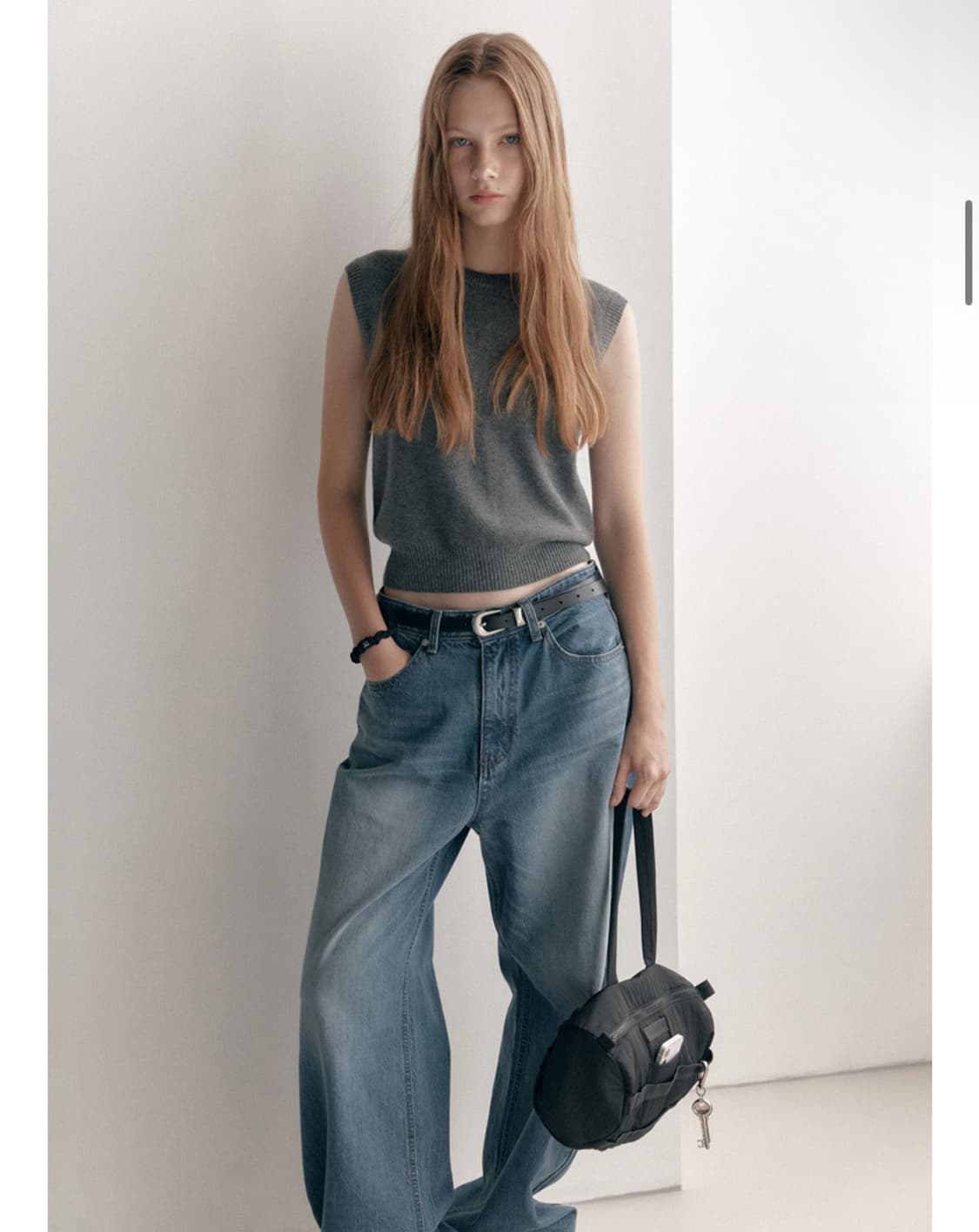 로우클래식 캐시미어 울 니트 m 상품이미지4