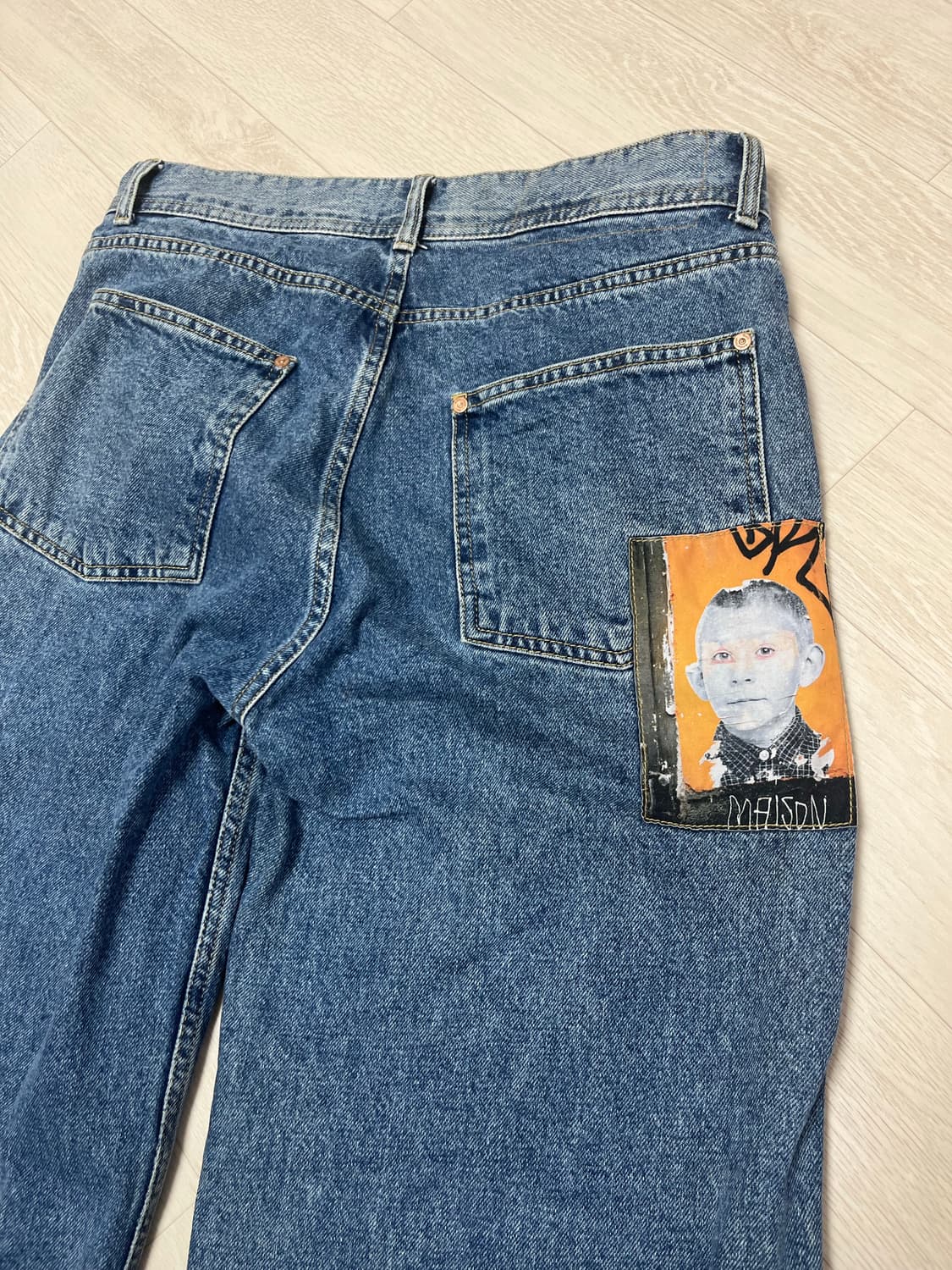 앤더슨벨 Andersson Bell 패치 데님 청바지 팬츠 상품이미지6