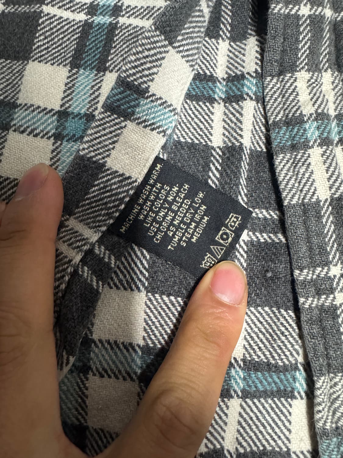 더블알엘 체크패턴 셔츠 S 상품이미지5