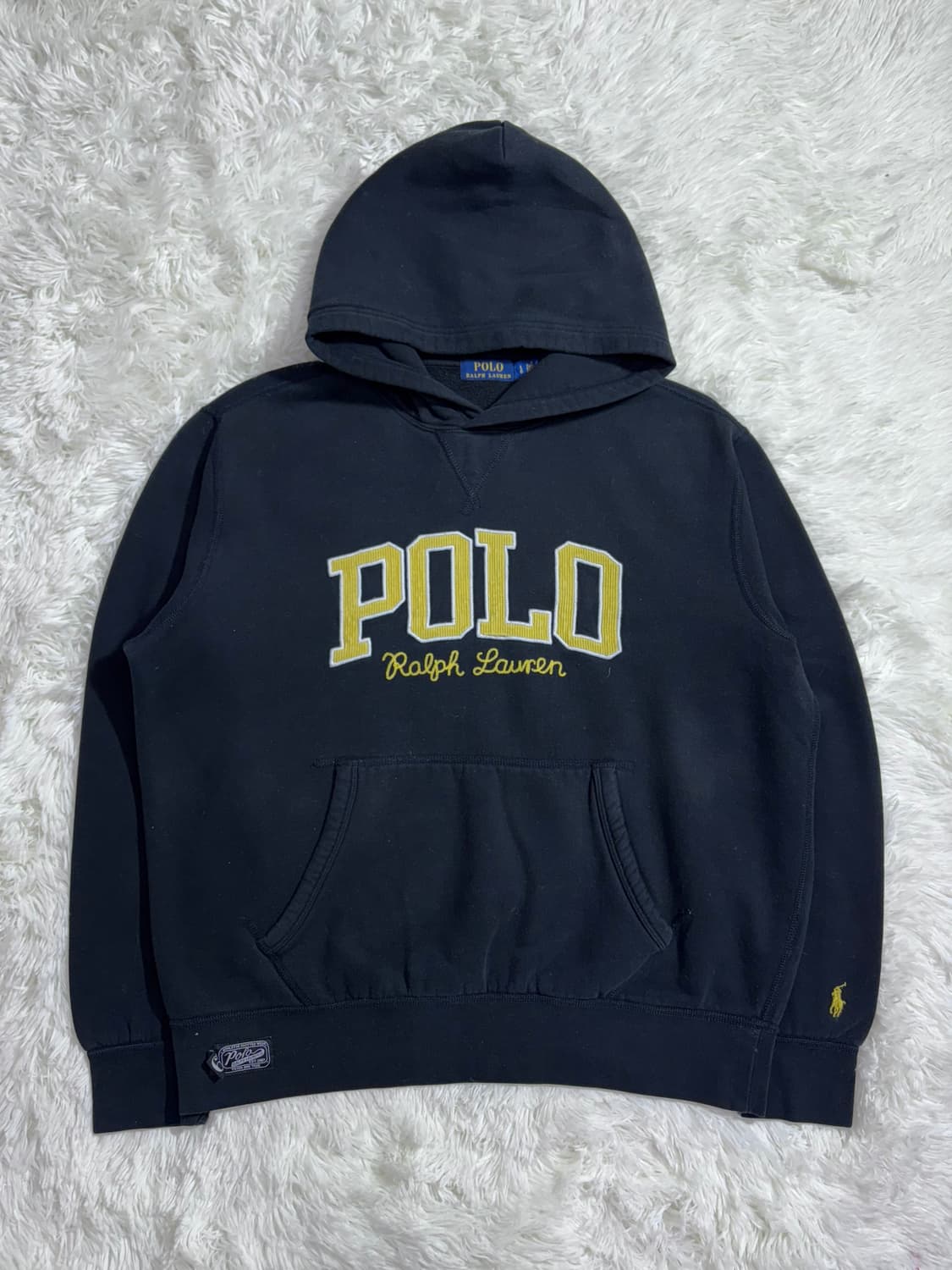 폴로 랄프로렌 블랙 빅로고 후드  상품이미지3