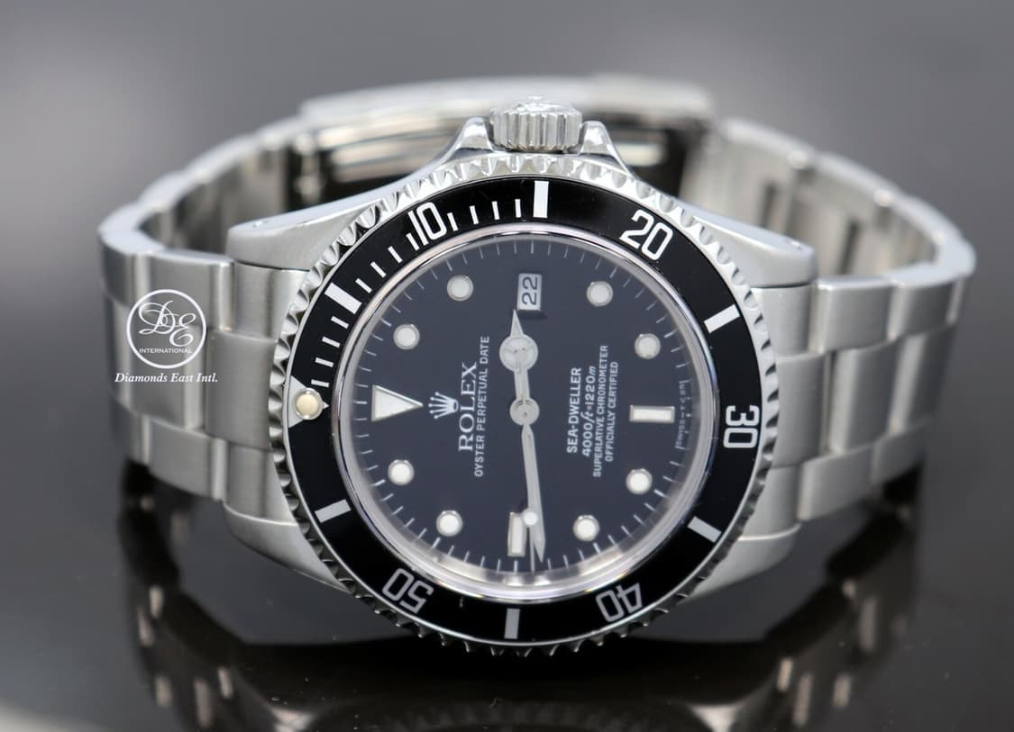 롤렉스 씨드웰러 16600 40mm 퍼페츄얼 스틸 블랙 오이스터 시계 상품이미지8