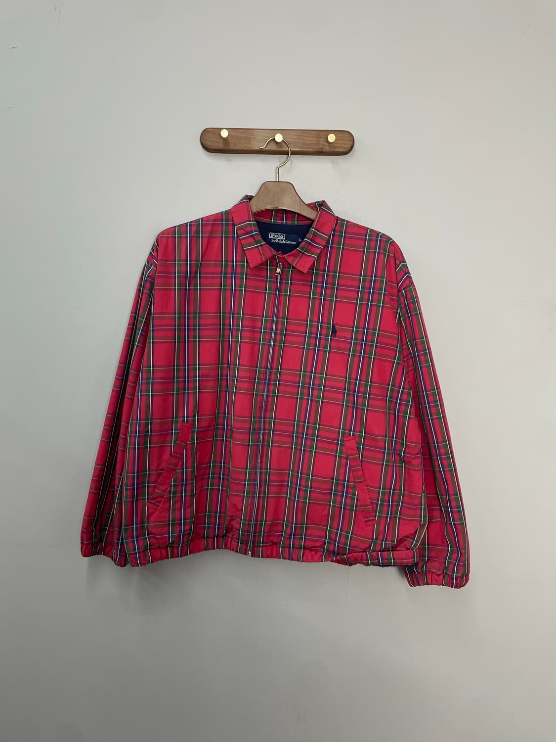 폴로 랄프로렌 90s 코튼 체크 스윙탑 자켓 H2355 상품이미지2