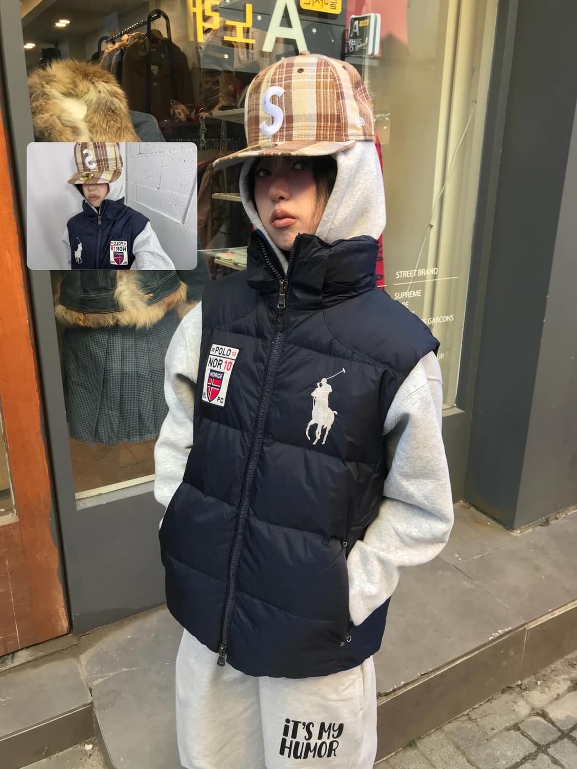 Polo Big Pony Padded Vest ⭐️Rare⭐️  상품이미지1