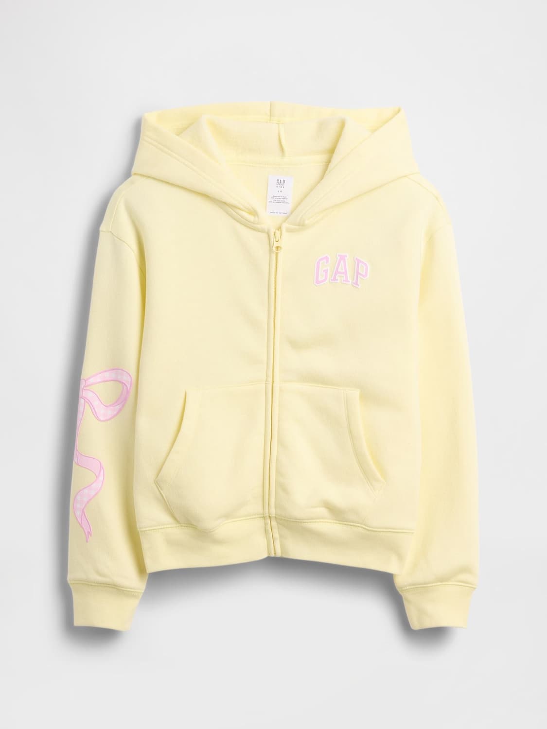 구함) 갭 키즈 릴렉스드 후드집업 옐로우 글로우 gap kids  상품이미지1