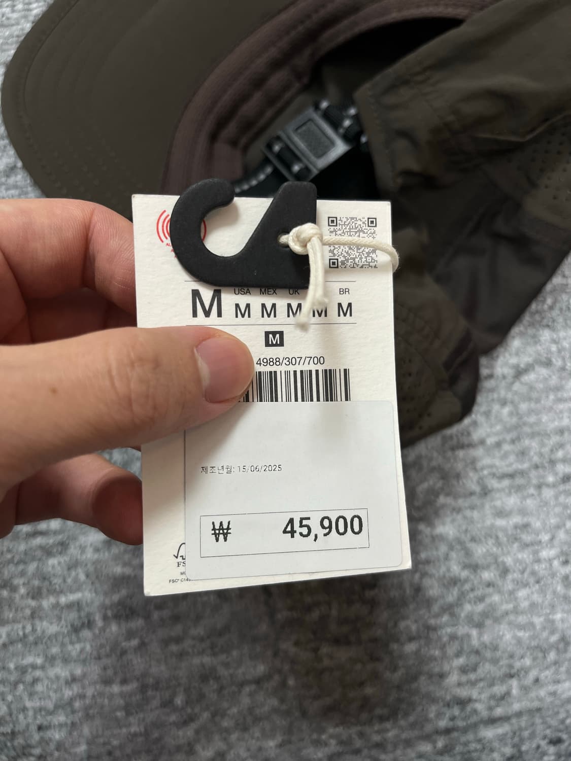 자라 천공 하이테크 캡 한정판 러닝 캡 상품이미지7