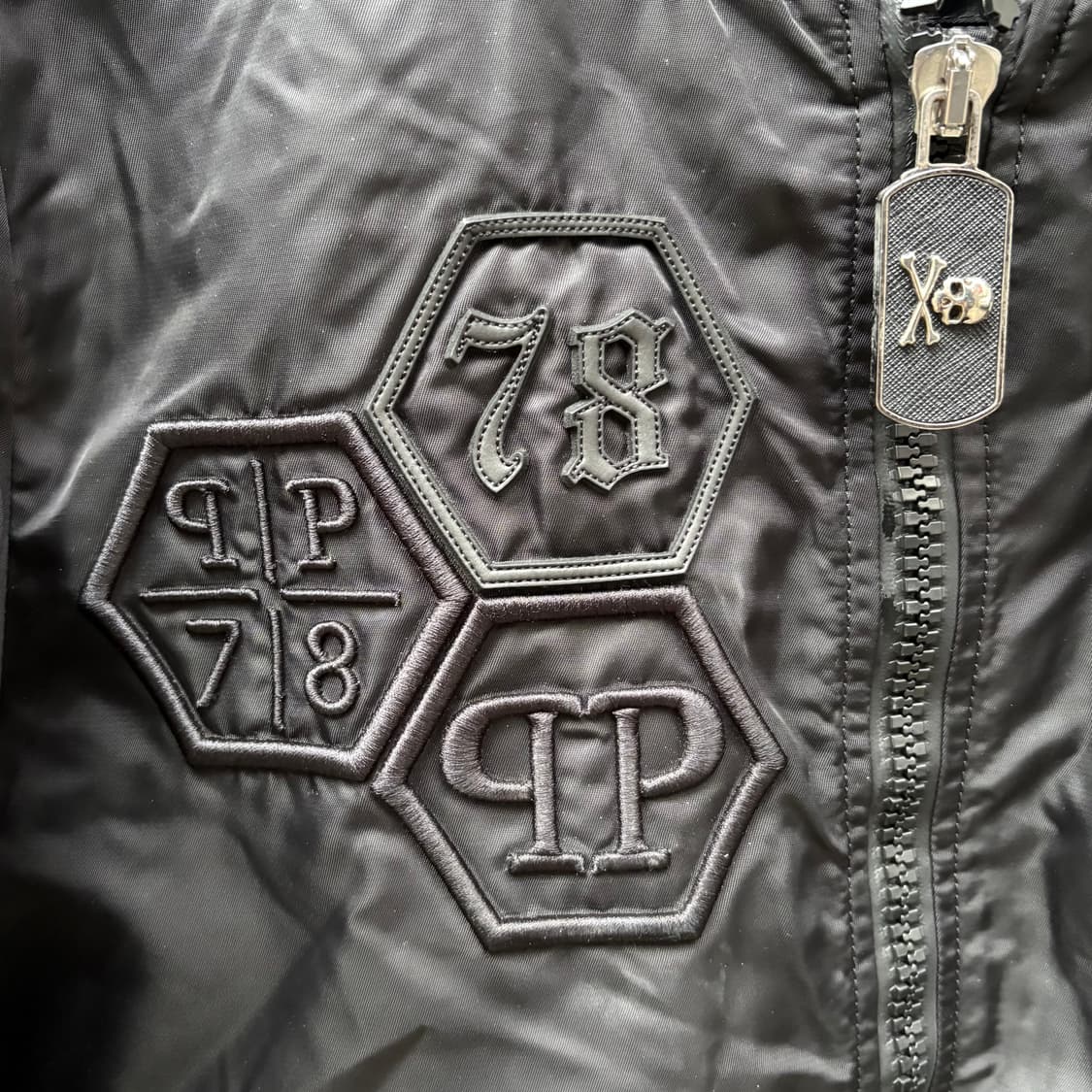 [M] 필립플레인 블루종 프린팅 봄버자켓 상품이미지5