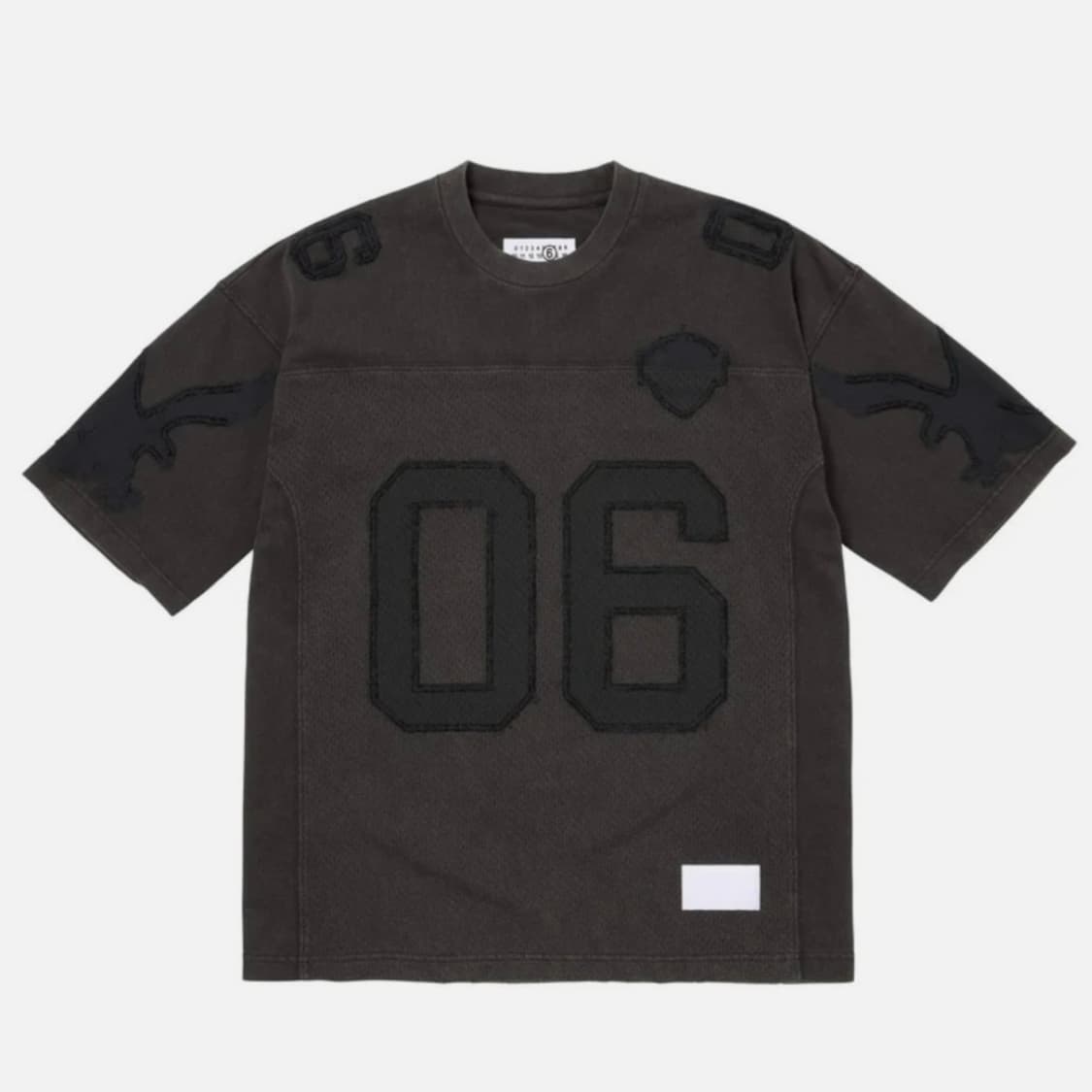 슈프림 마르지엘라 mm6 풋볼져지 블랙 L 상품이미지1