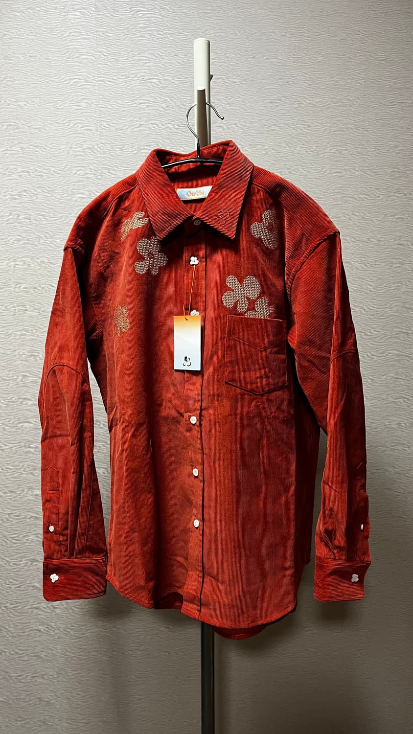 꼬떼 Pixie Garden Corduroy Shirts(ORANGE) 상품이미지3