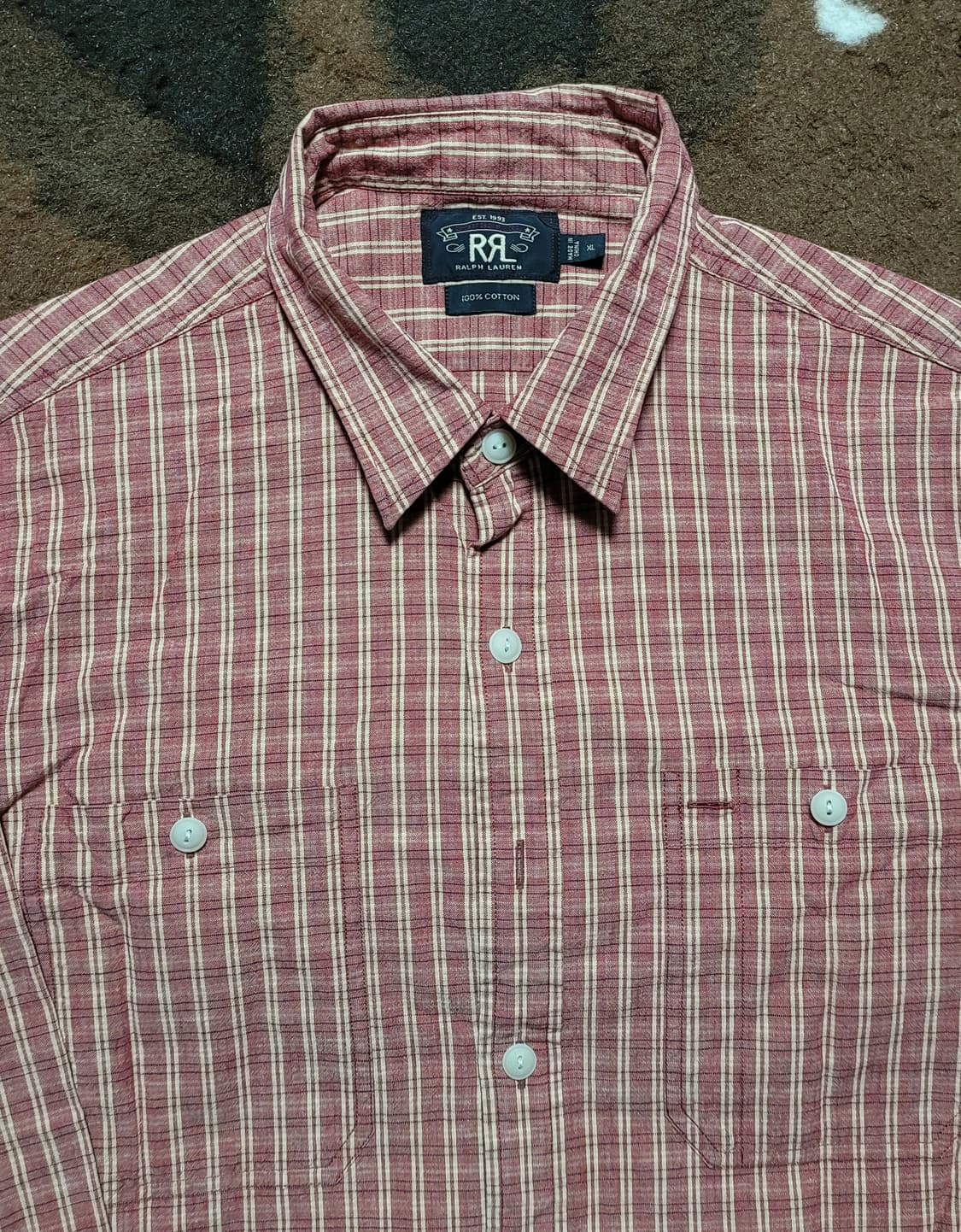 RRL 남성용 체크 남방(XL) 상품이미지2