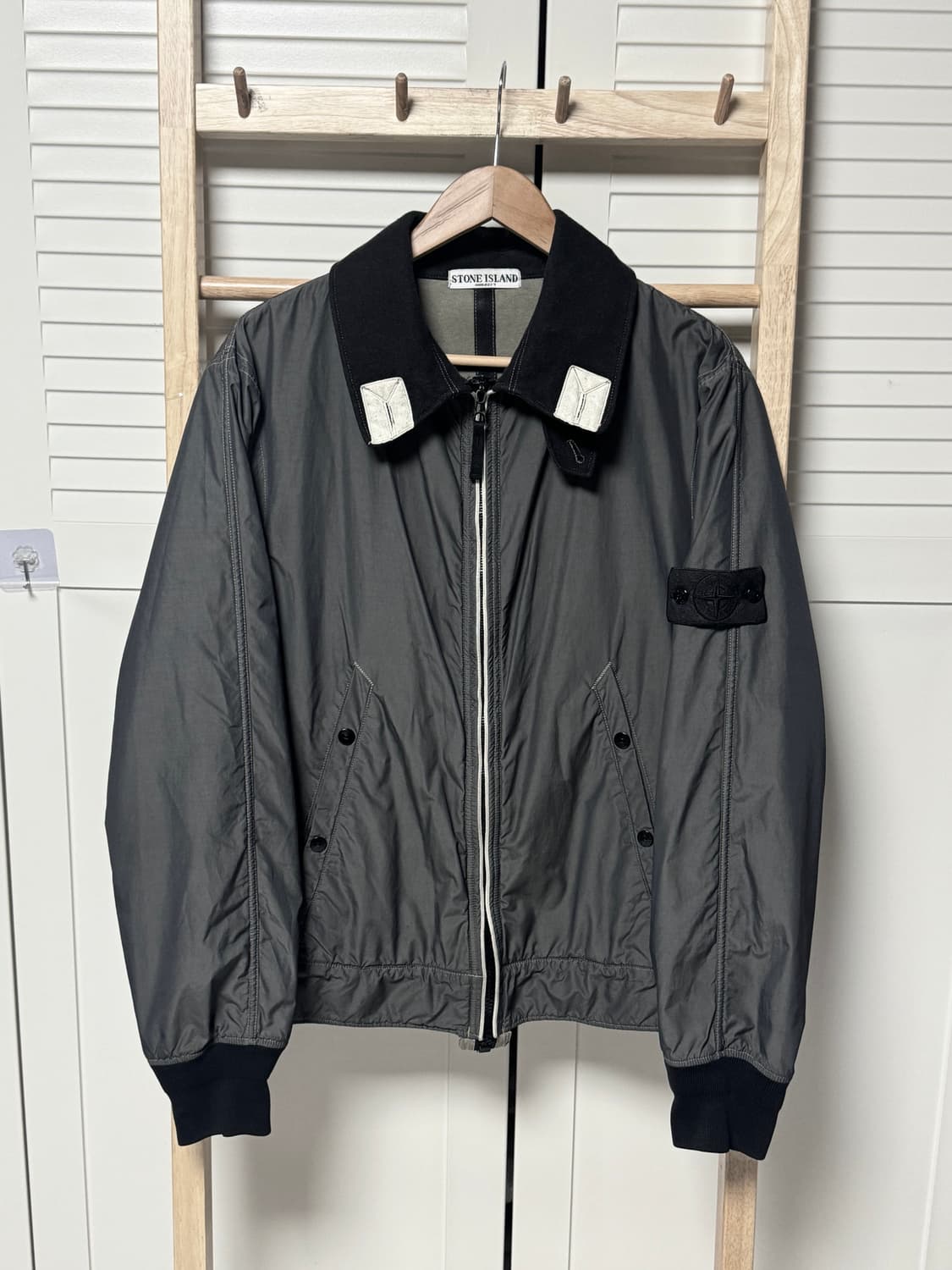 스톤 아일랜드 2006 스팔마투라 집업 비행 재킷 상품이미지1