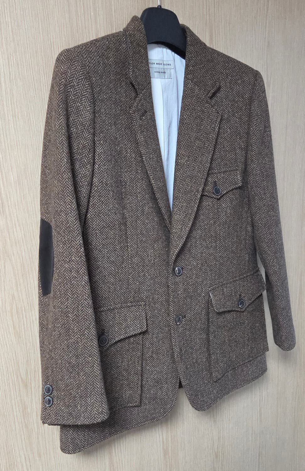 쏭스튜디오 헤링본 울 자켓 상품이미지4