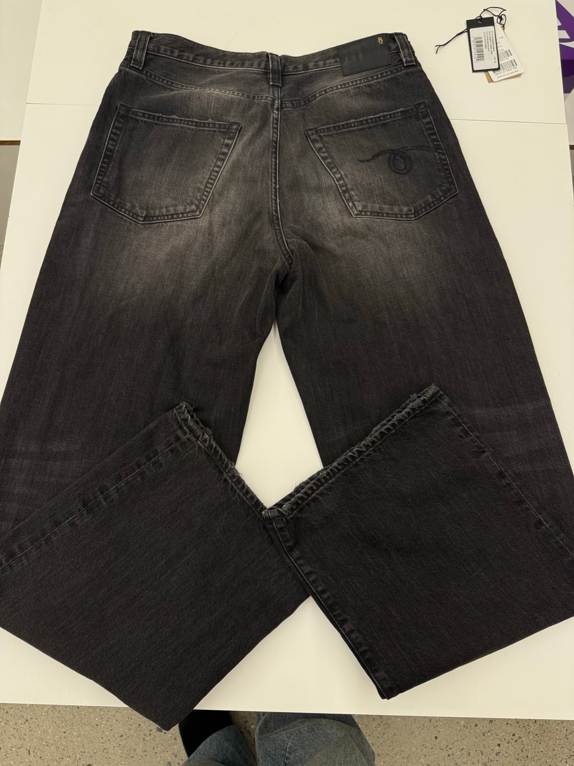 R13 D Arcy Loose Jean 블랙 32 상품이미지10