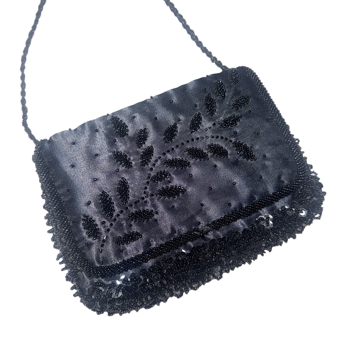 black flower embroidered mini bag 상품이미지3