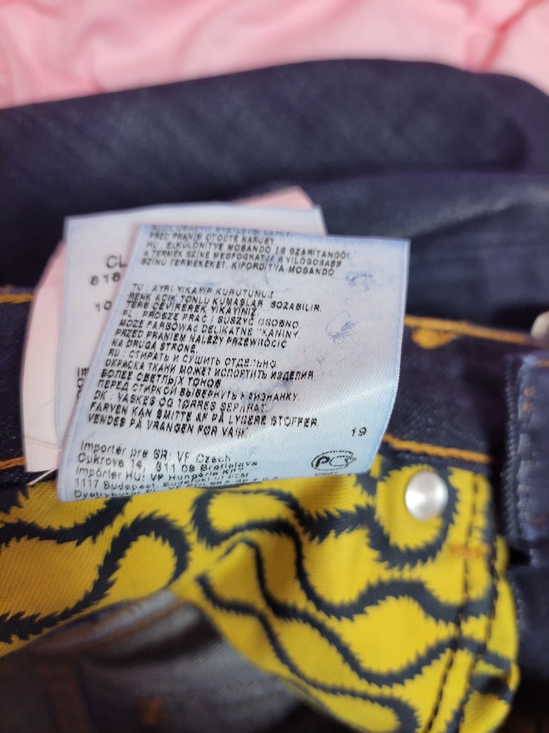 정품)급처미사용새상품!비비안웨스트우드X LEE 콜라보 데님 청바지 팬츠  상품이미지10