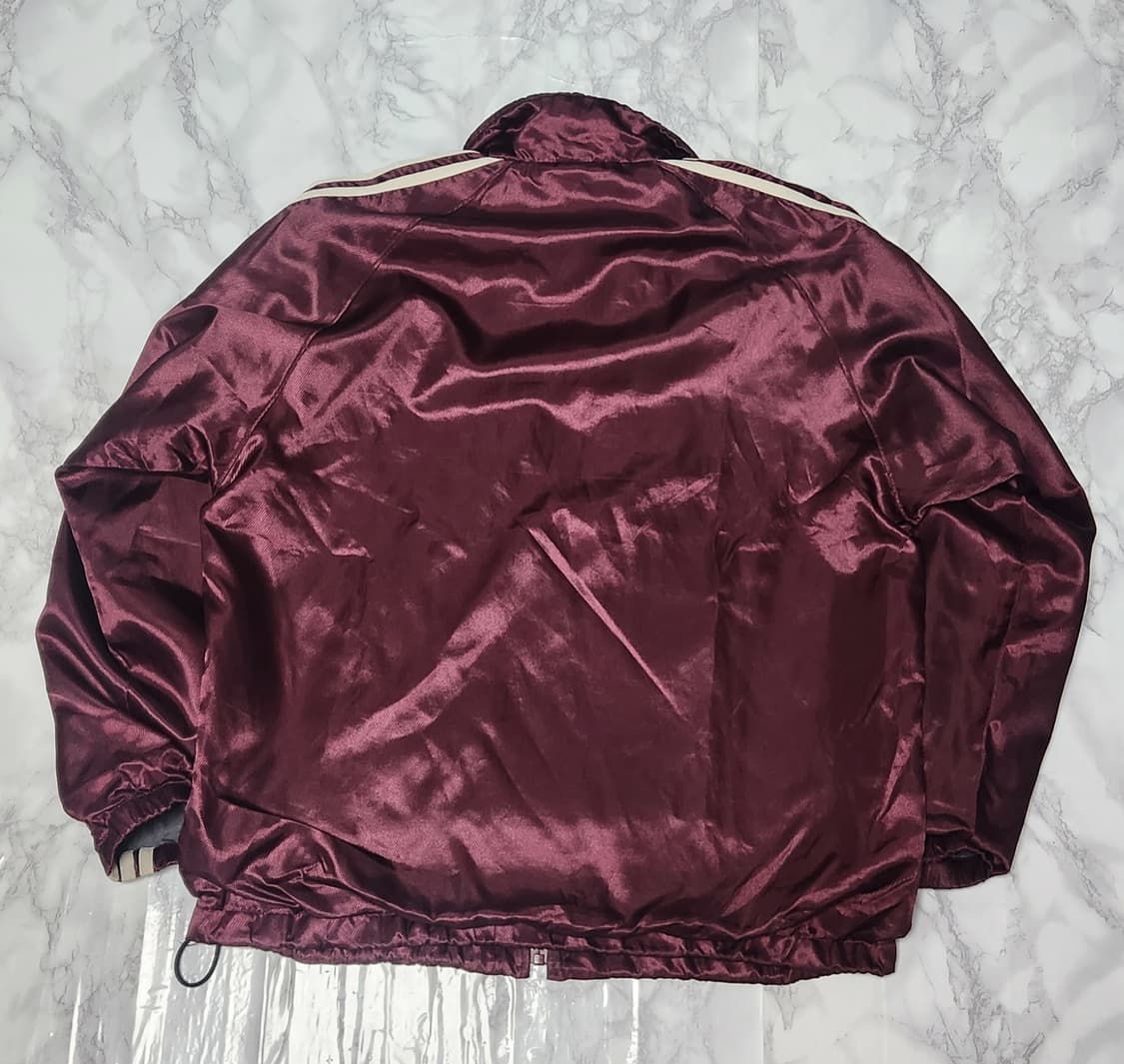 대장 아디다스 삼선 버건디 올드스쿨 오버핏 바람막이 자켓 상품이미지4