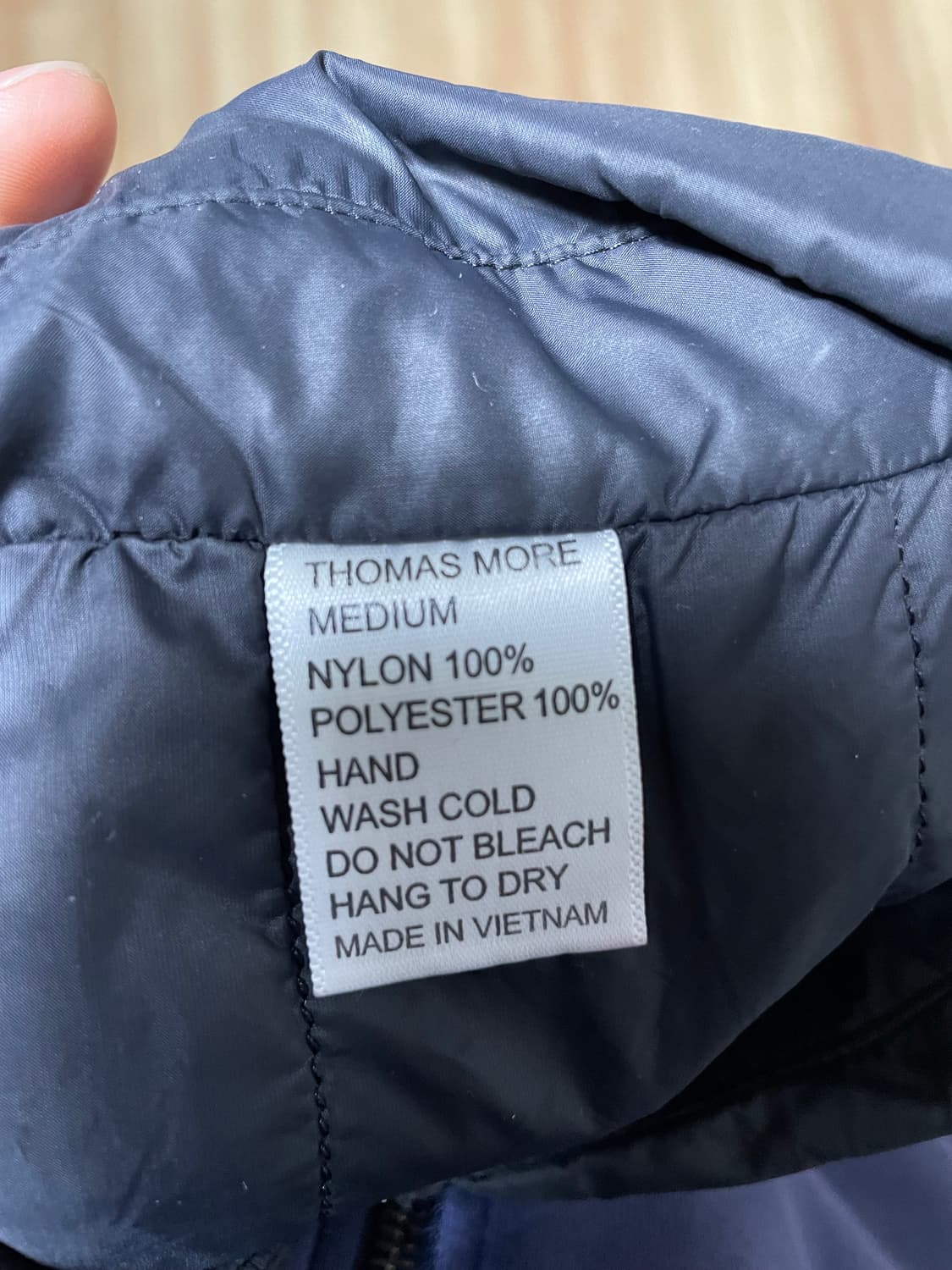 토마스모어 라이트 패딩셔츠 m  상품이미지5