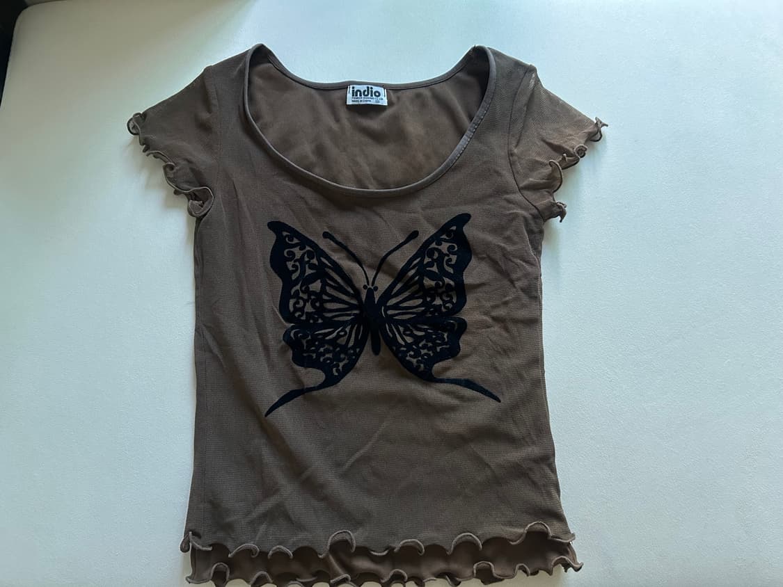 Vintage butterfly 나비 반팔티 상품이미지1