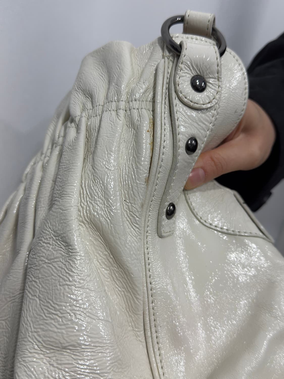 white leather shoulderbag 상품이미지5