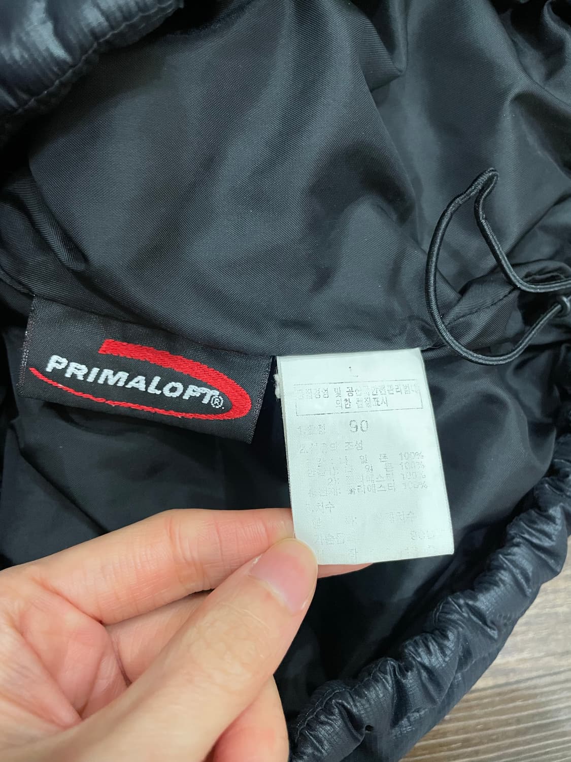 노스페이스 프리마로프트 경량 패딩 자켓 블랙 상품이미지8