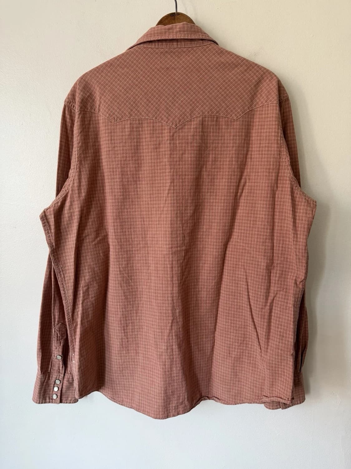 RRL 더블알엘 웨스턴 체크 셔츠 테라코타 상품이미지10