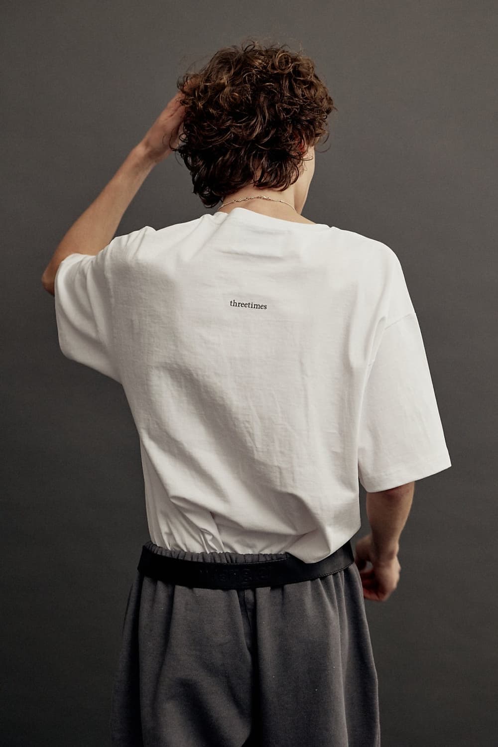 [새 상품] 쓰리타임즈 헐 데빌 티 화이트 상품이미지5