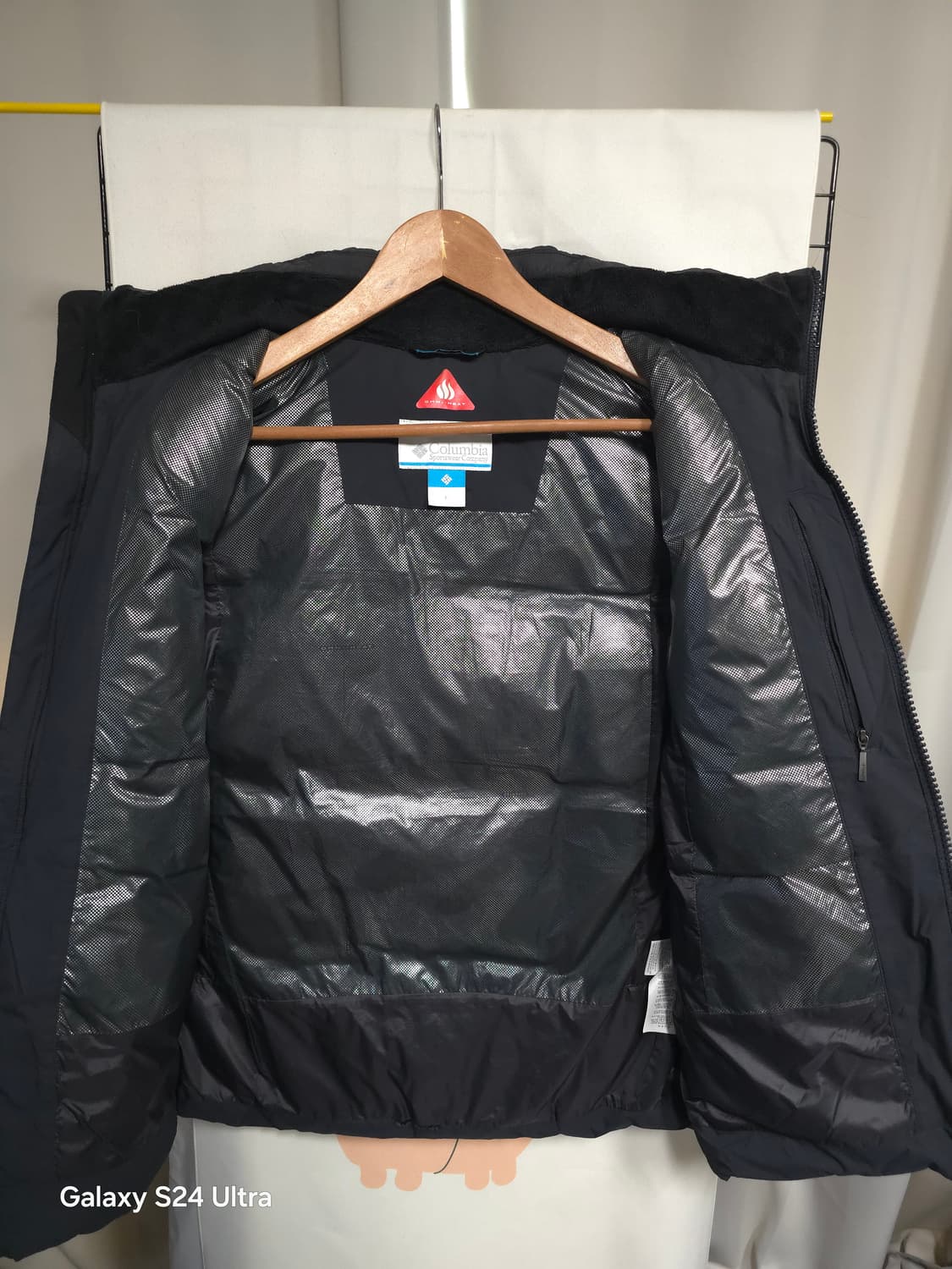 컬럼비아 네이비 구스다운 패딩 베스트 L ✨️정품✨️ 상품이미지4