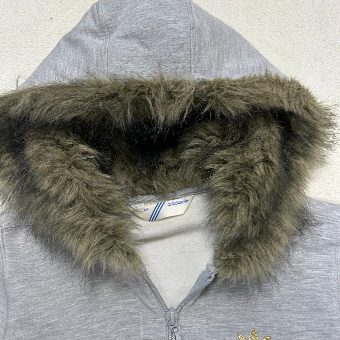 Adidas Firebird Grey Wolf-jaw Hood Zipup 상품이미지6