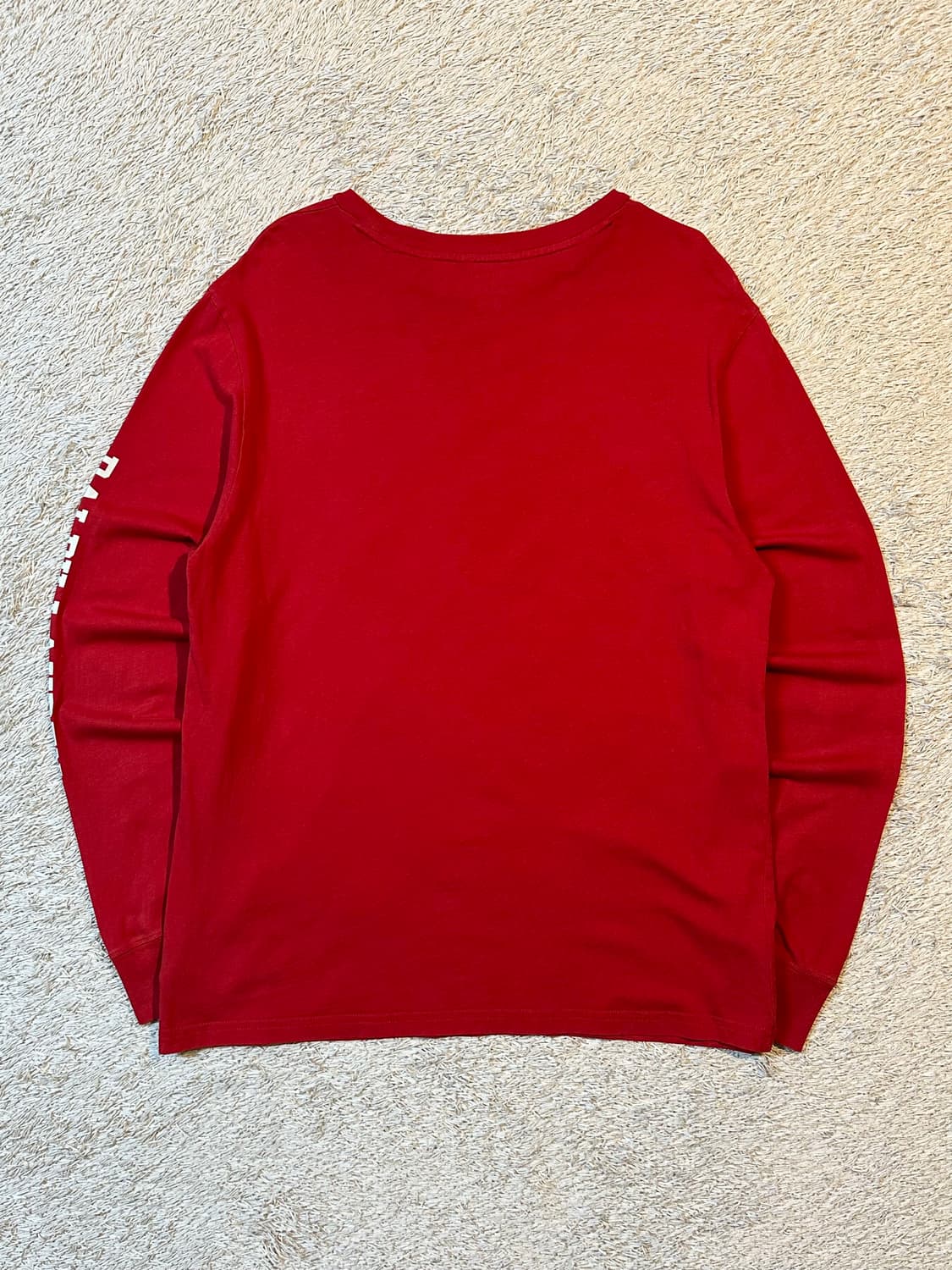 폴로 랄프로렌 사이드라인 로고 롱슬리브 긴팔 레드 상품이미지3