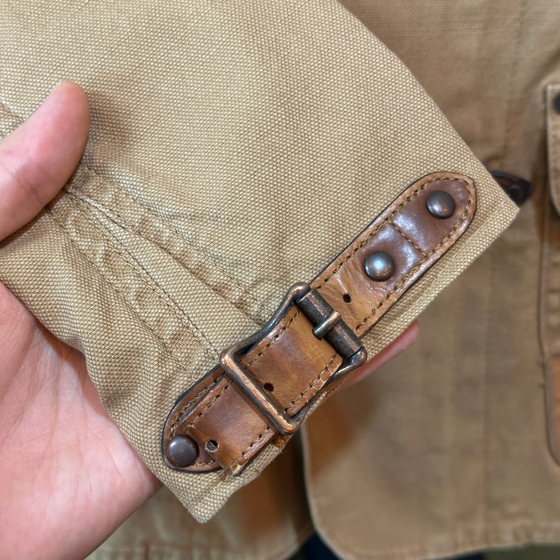 폴로 랄프로렌 파이어맨 자켓 소가죽 패치  상품이미지6