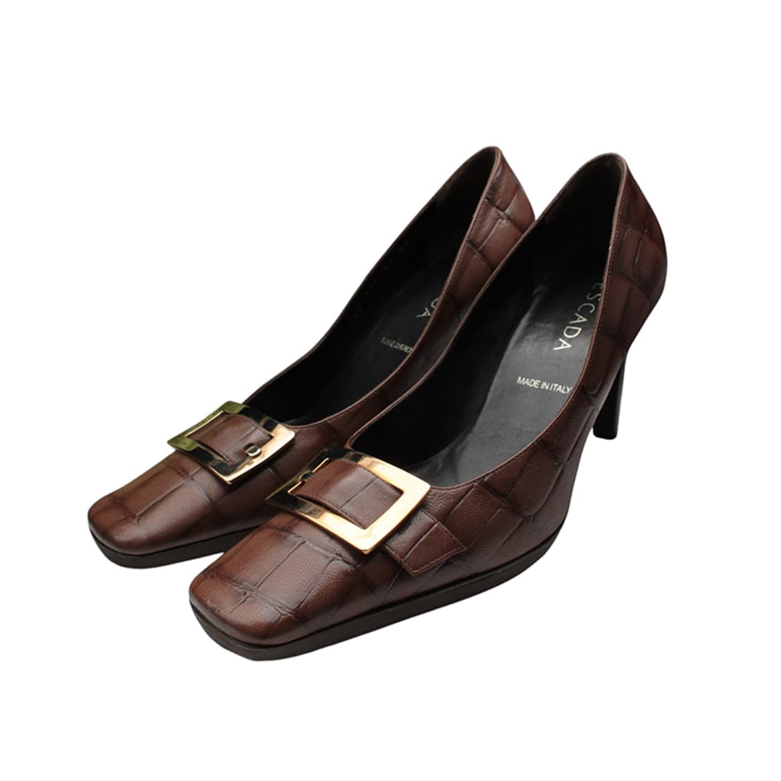 에스까다 브라운 와니패턴 펌프스 37 상품이미지1