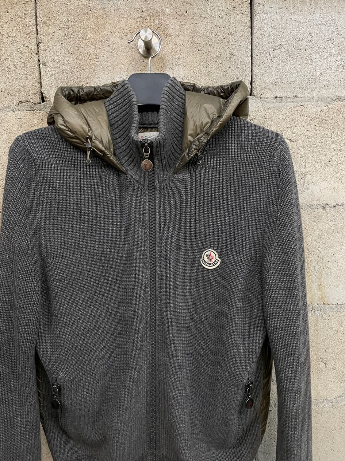 몽클레어 후드 니트 패딩 상품이미지3