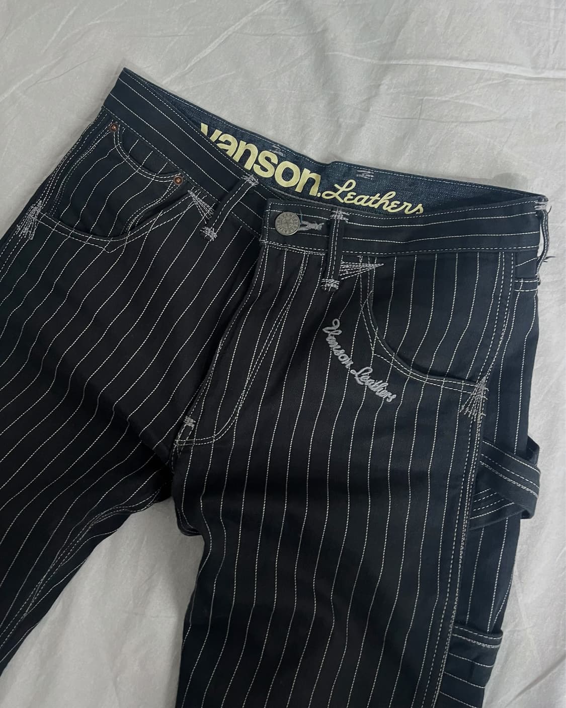 밴슨 vanson 스트라이프 카펜터팬츠 상품이미지6
