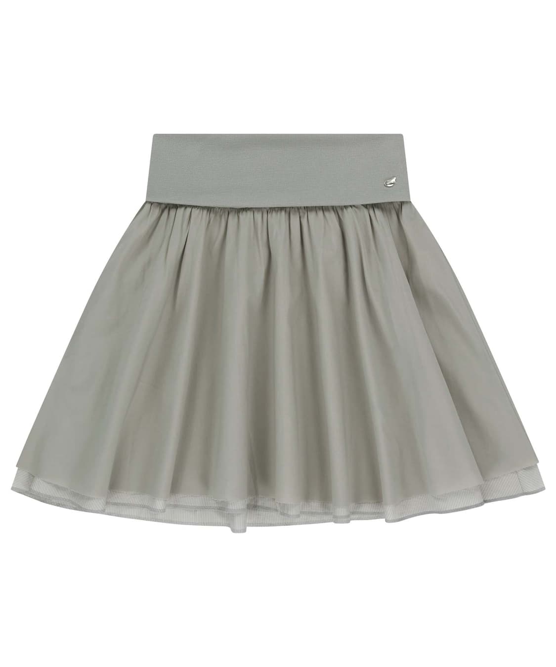 코이세이오 DOUBLE SHIRRING SKIRT GREY 2사이즈 상품이미지1