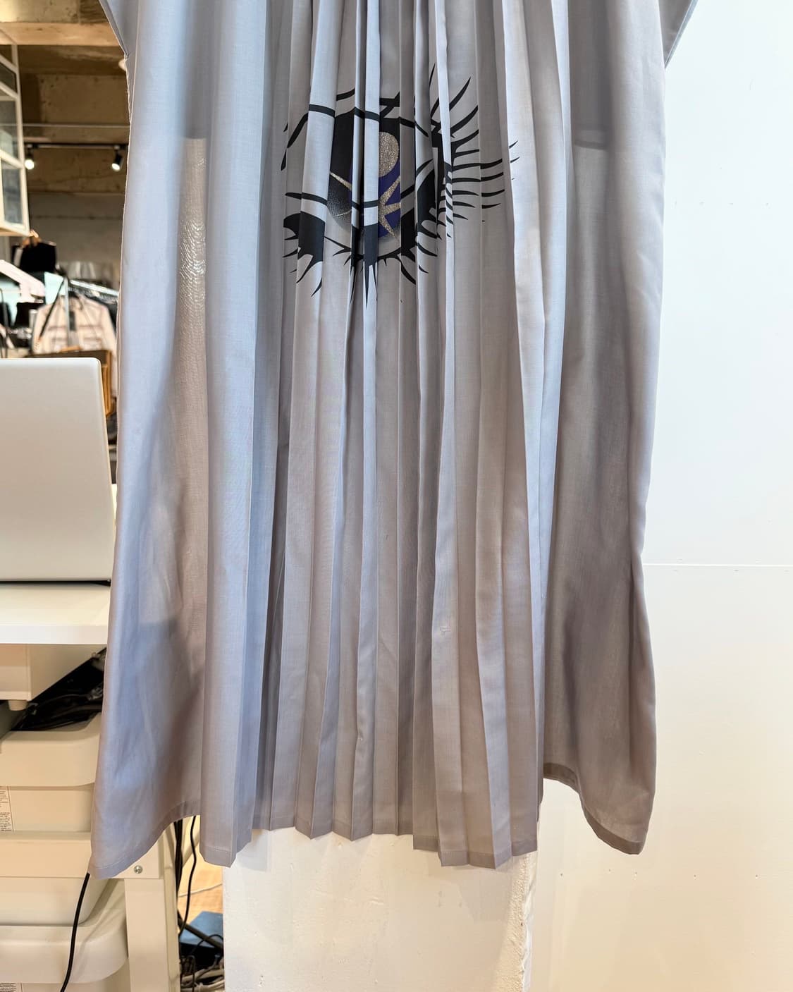 이세이미야케 그레이 아이즈 프린팅 링컬 원피스 상품이미지4