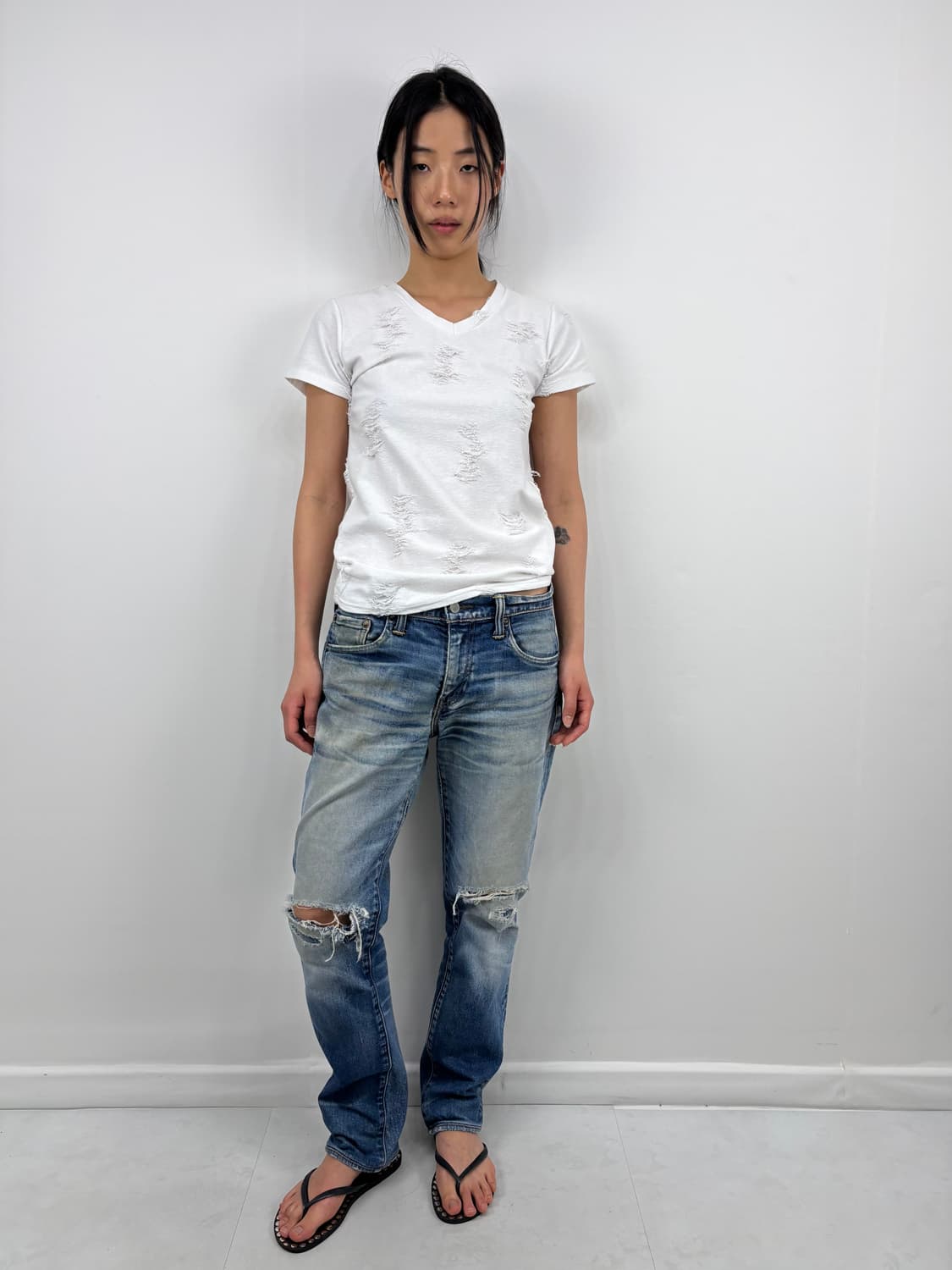 LEVIS 511 KNEE DISTRESSED 상품이미지2