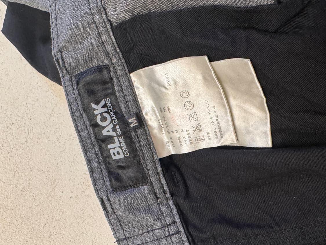 꼼데가르송 블랙 팬츠 상품이미지3