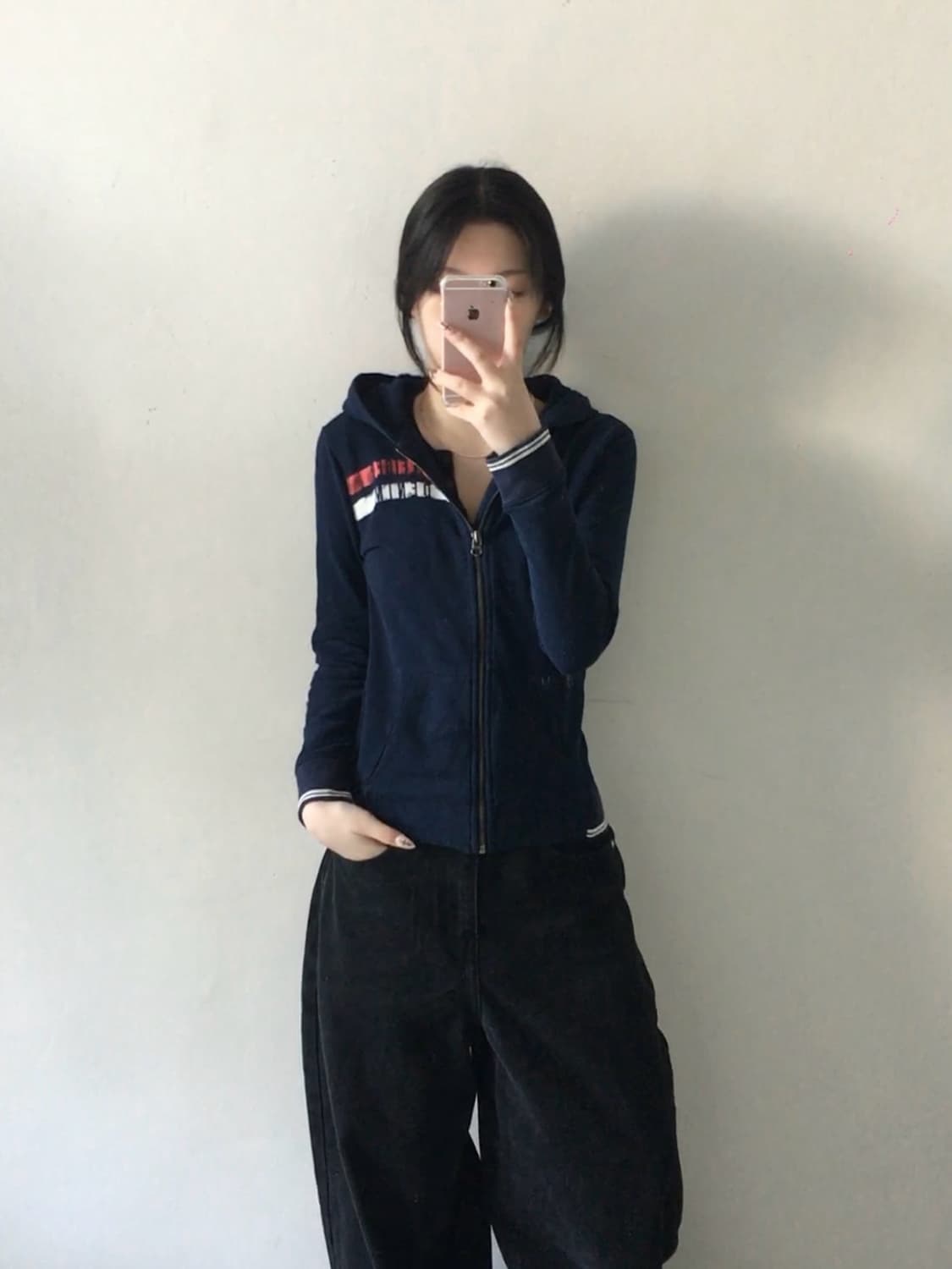 타미힐피거 로고 후드집업 상품이미지1