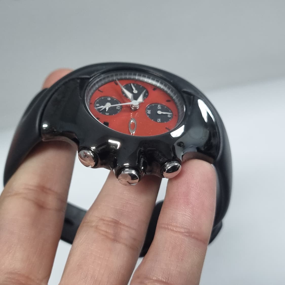 오클리 시계 데토네이터 미사용 블랙크롬 상품이미지4