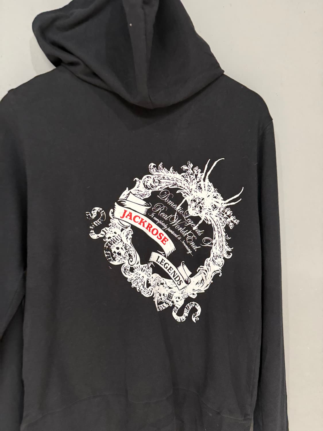 Jackrose back printing 2-way hood zip-up 상품이미지5