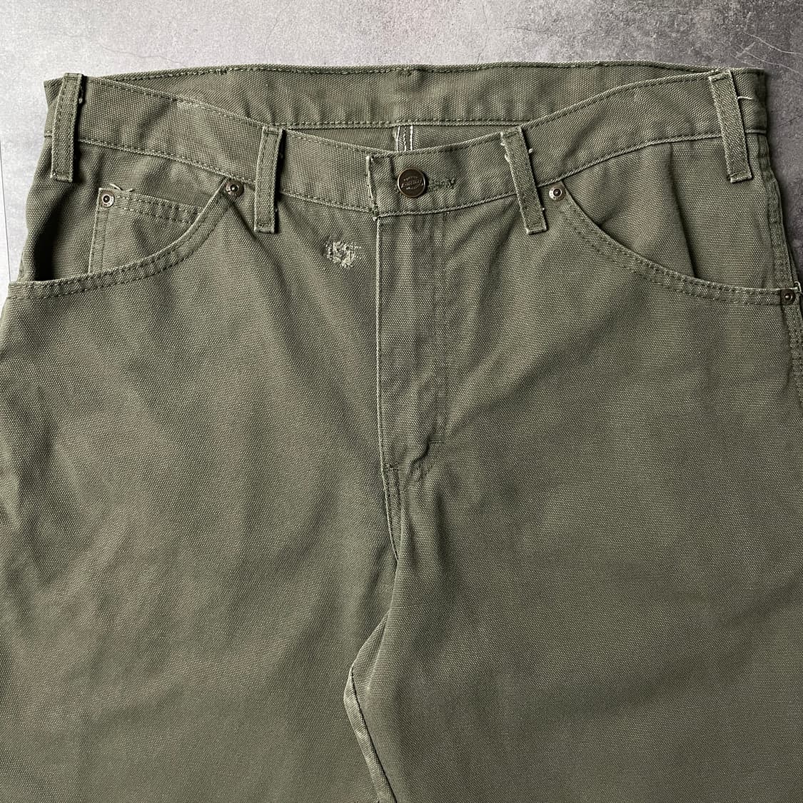 DICKIES 디키즈 카키 카펜터 워크 하프팬츠 A01114 상품이미지2